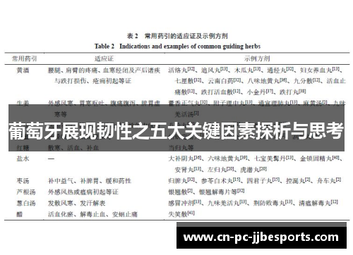葡萄牙展现韧性之五大关键因素探析与思考 葡萄牙展现韧性之五大关键因素探析与思考